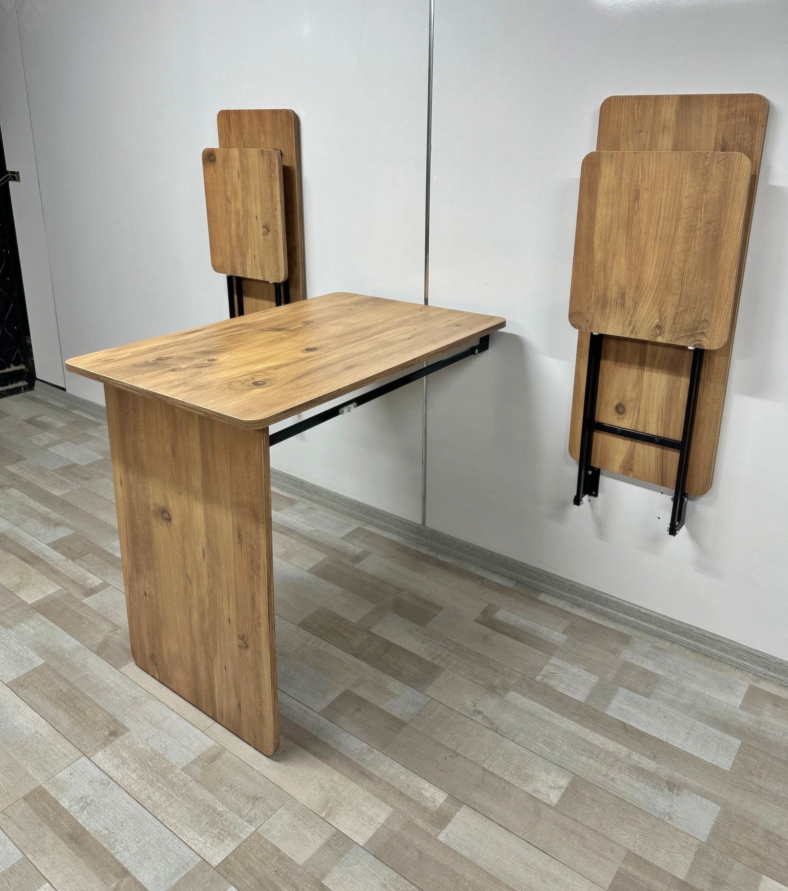 Shelf Table with Stools Series - Efescam MDF Top, Iron Mechanism